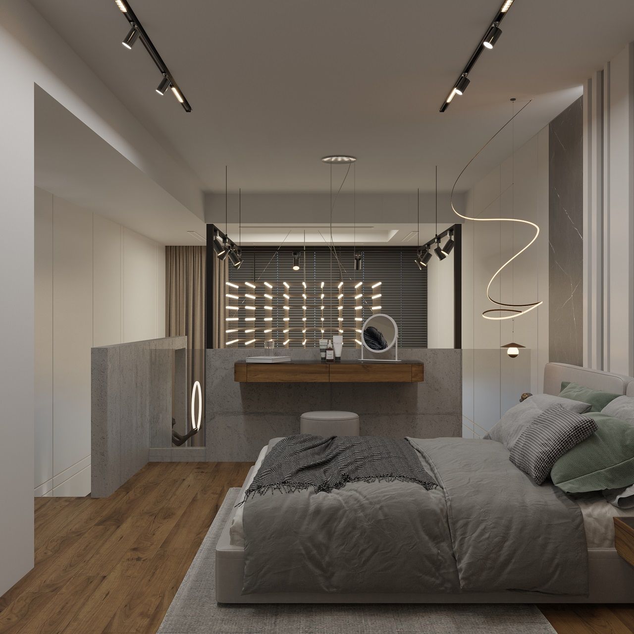 3-комнатная квартира Loft 92 м2 с  в новом  современном комплексе в Эсентепе — фото 29
