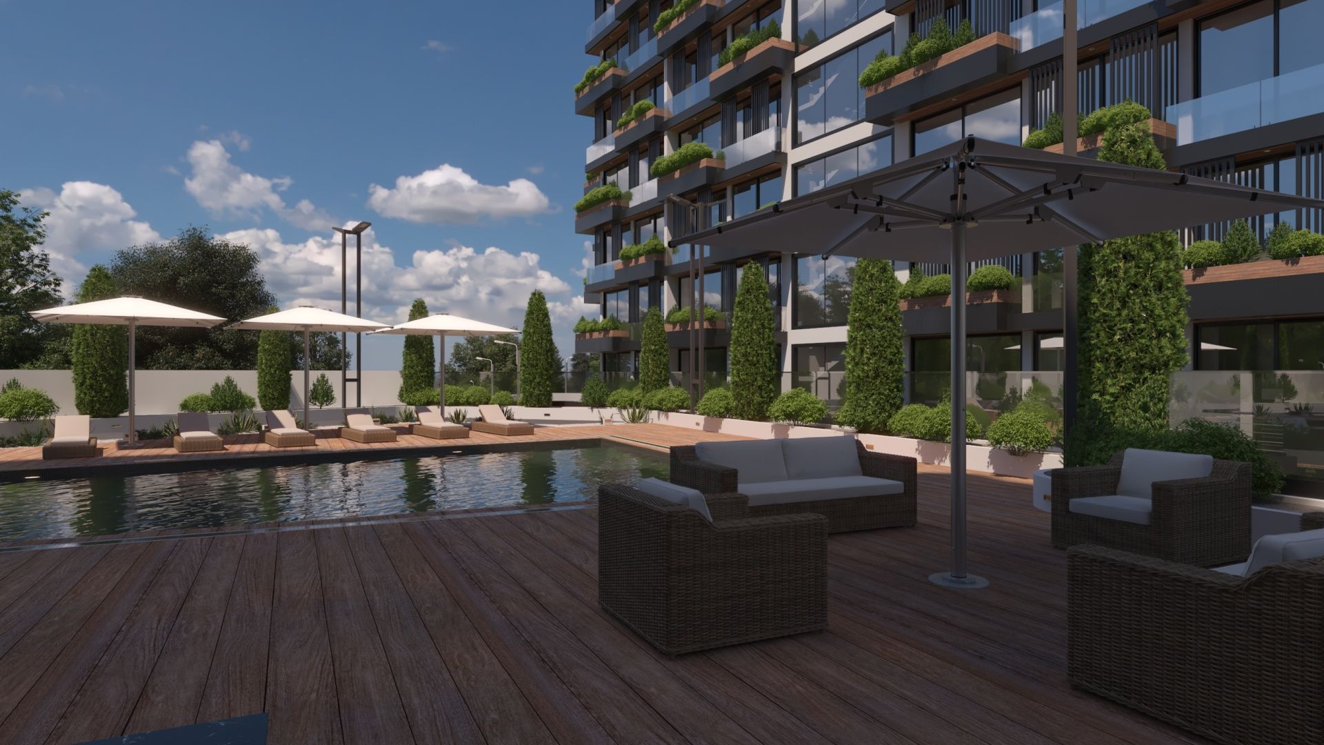 Квартира 3+1 (117м²  ) в роскошном современном комплексе в центре Кирении — фото 12