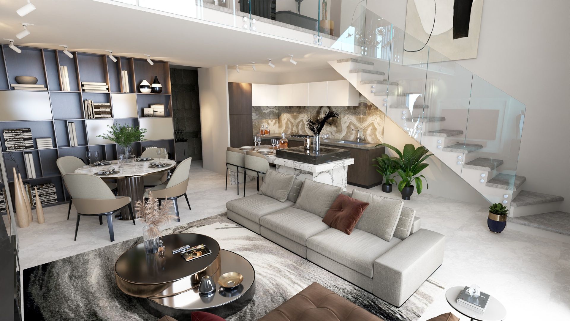 4-комнатный пентхаус loft 150м² с собственным участком в 5 минутах от пляжа — фото 36