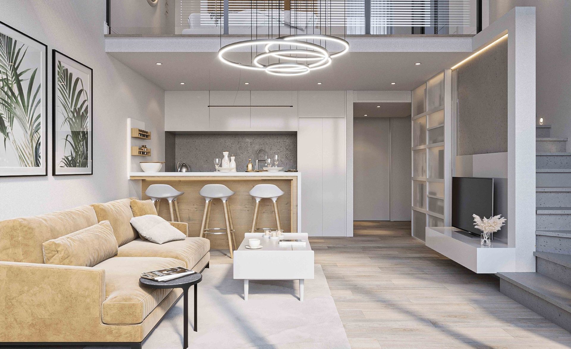2-комнатные апартаменты loft 75 м² в комплексе с частным пляжем — фото 7