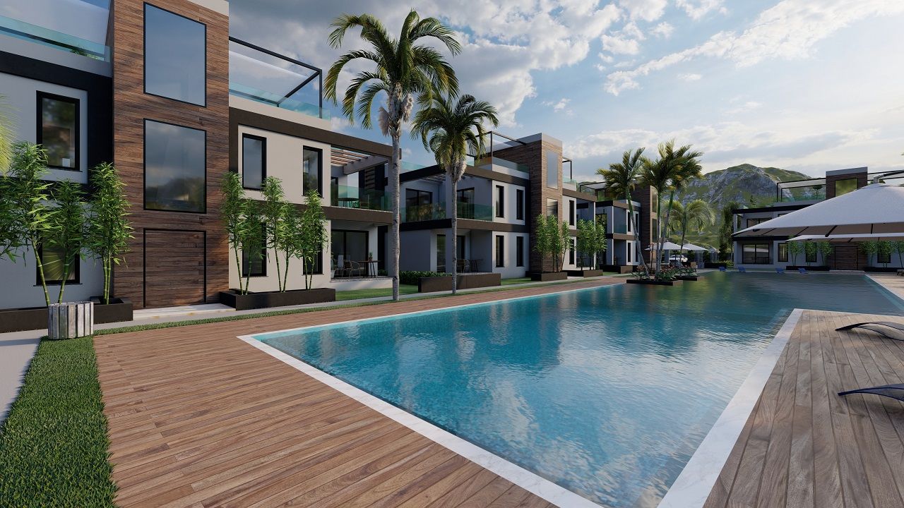 Современная вилла 3+1 (210 м²) с участком земли в новом комплексе в Боазе — фото 16