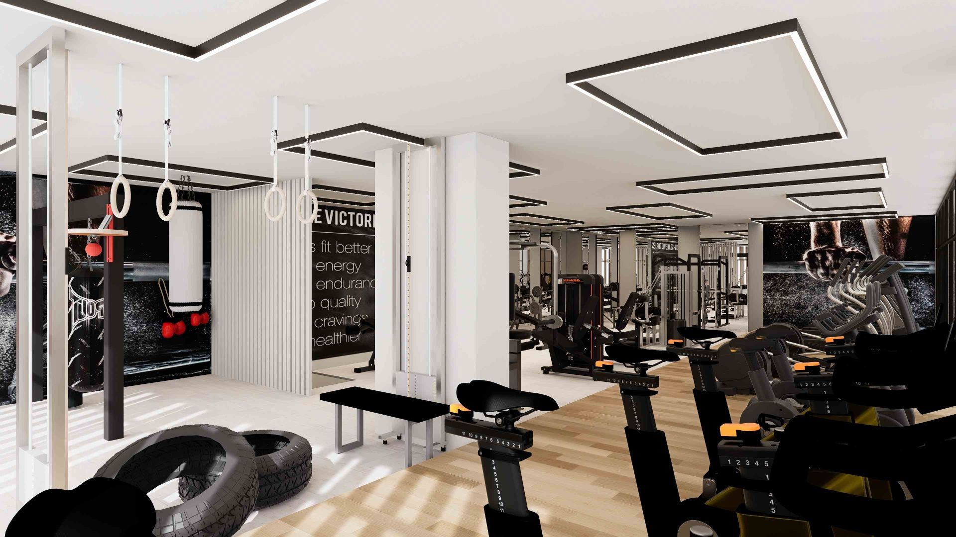 Студия penthouse 50м2 с террасой на крыше 45м2 — фото 42