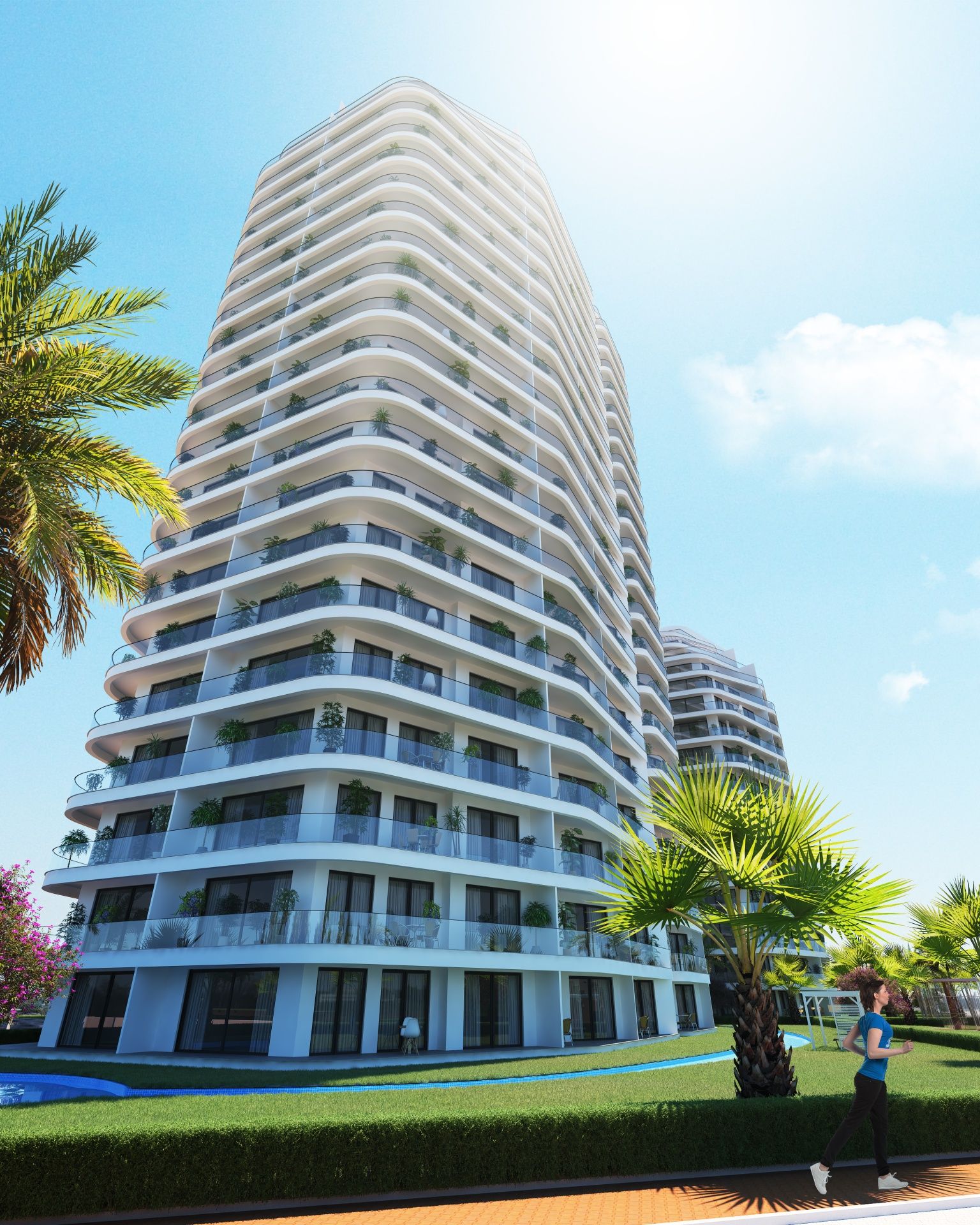 Студия 34 м2 в шикарном комплексе в Газиверене — фото 7