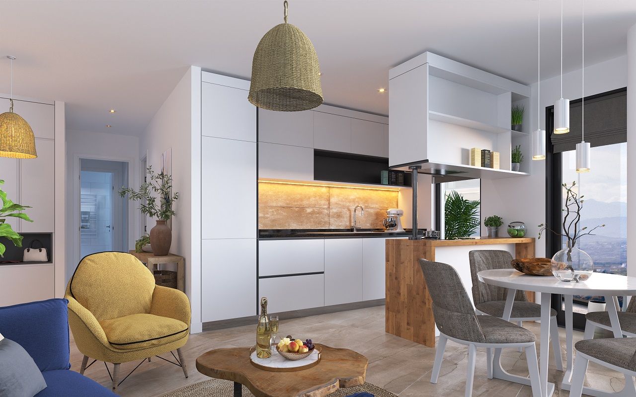 Трехкомнатная квартира 104 м² в новом комплексе в Гюзельюрте — фото 25