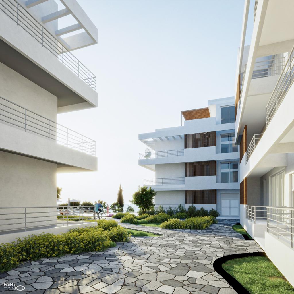 3-комнатная квартира 95 м² с садом 90 м² и видом на море и горы — фото 14