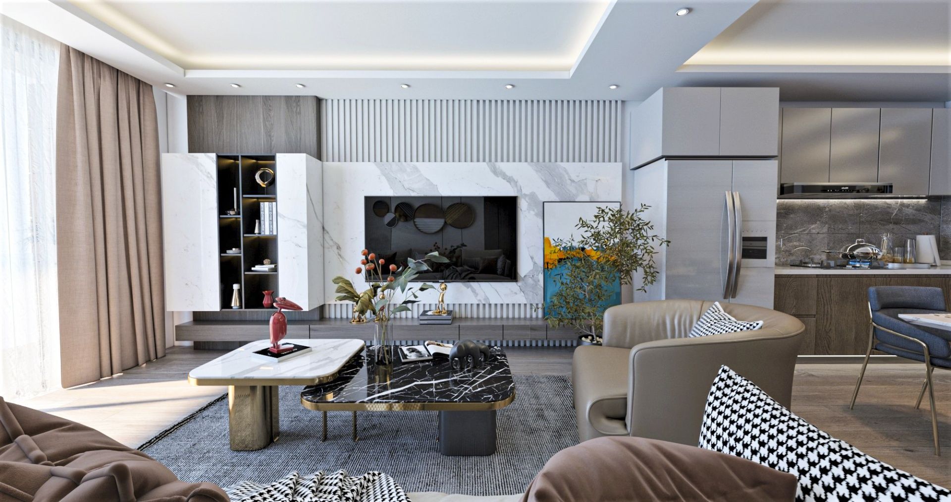 Студия 45 м² с террасой 45 м² на крыше — фото 11