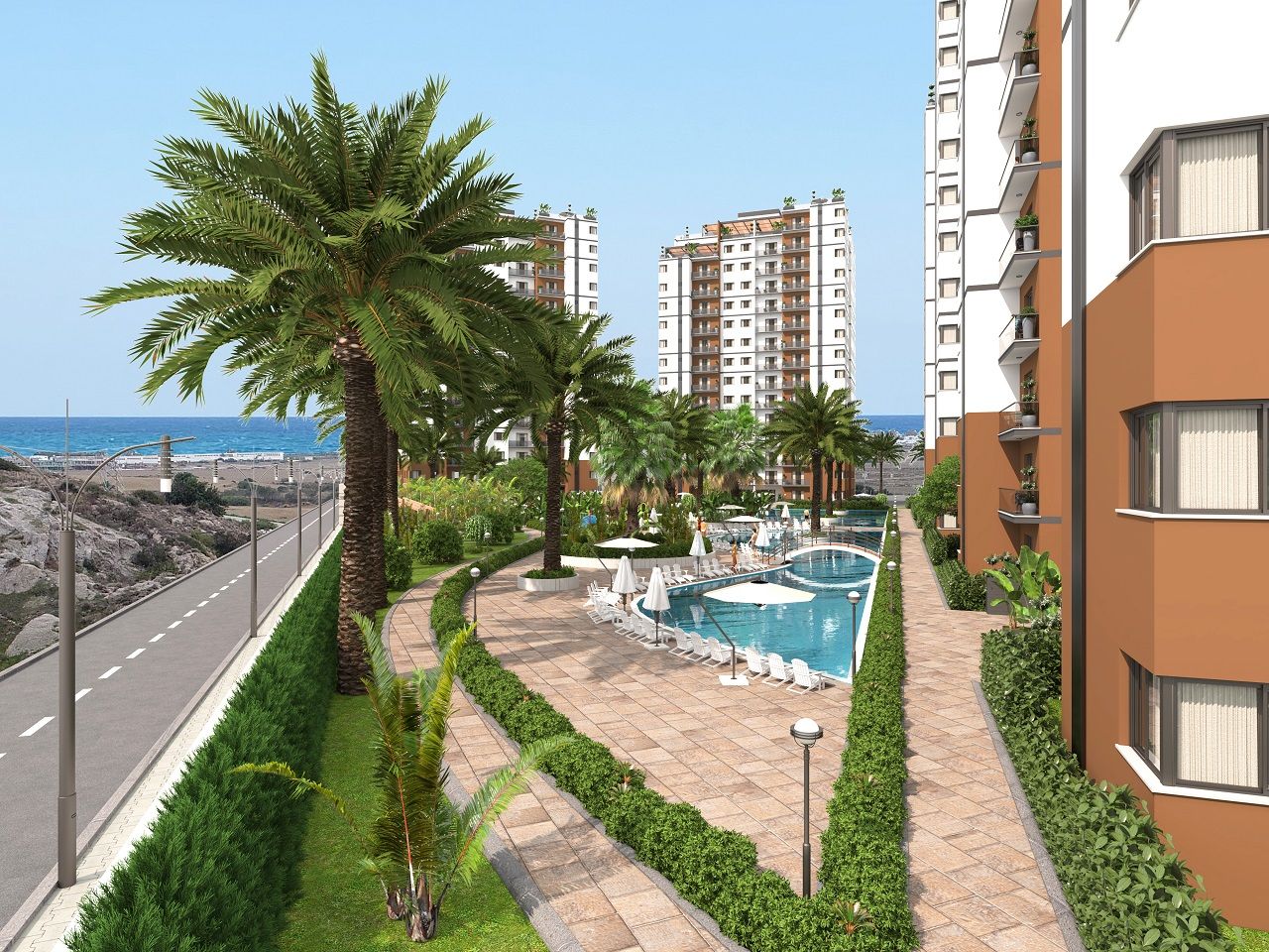 Двухкомнатная квартира 45м² в новом комплексе в Боазе — фото 9