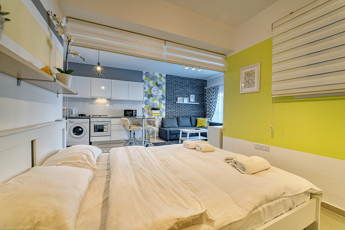 2-комнатные апартаменты 60 м² в 600 метрах от пляжа "Лонг бич" — фото 40