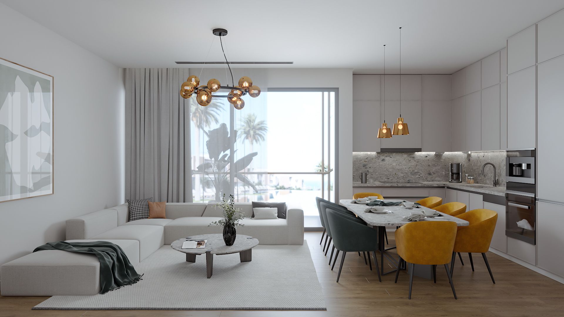 3-комнатный пентхаус 80 м² с двумя террасами в Каршияке — фото 18