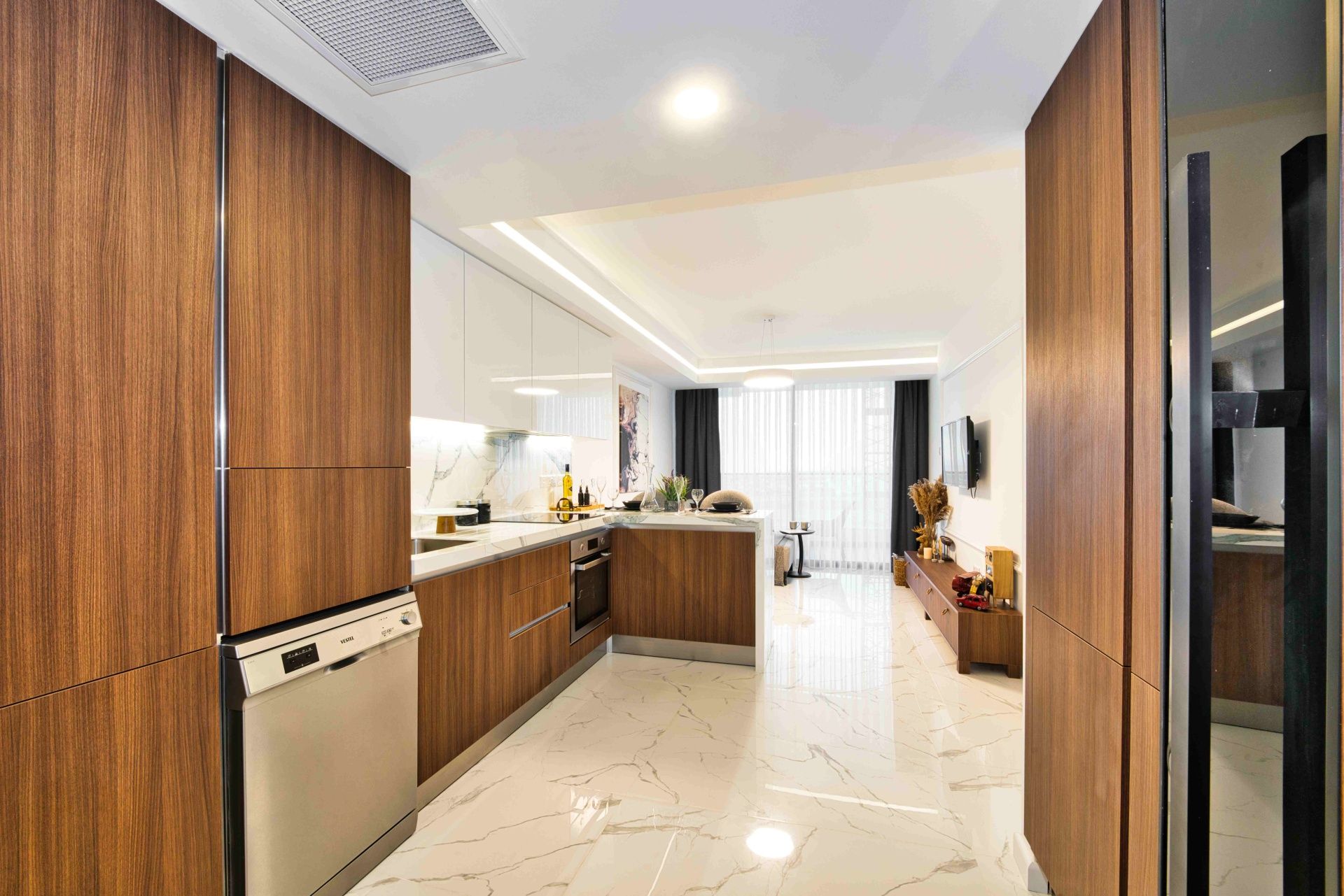 2-комнатные апартаменты 64 м² с террасой 8,5 м² и дизайн-пакетом в роскошном комплексе — фото 7