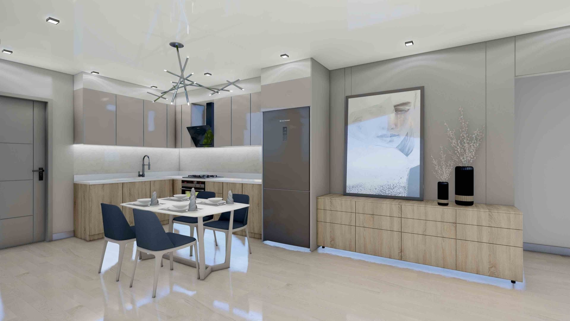 2-комнатные апартаменты 60 м² с террасой 10 м² в элитном комплексе — фото 16