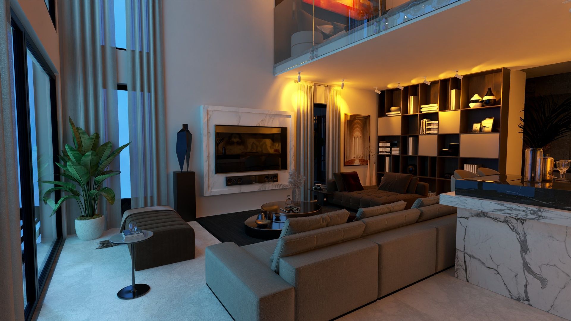 4-комнатный пентхаус loft 150м² с собственным участком в 5 минутах от пляжа — фото 21