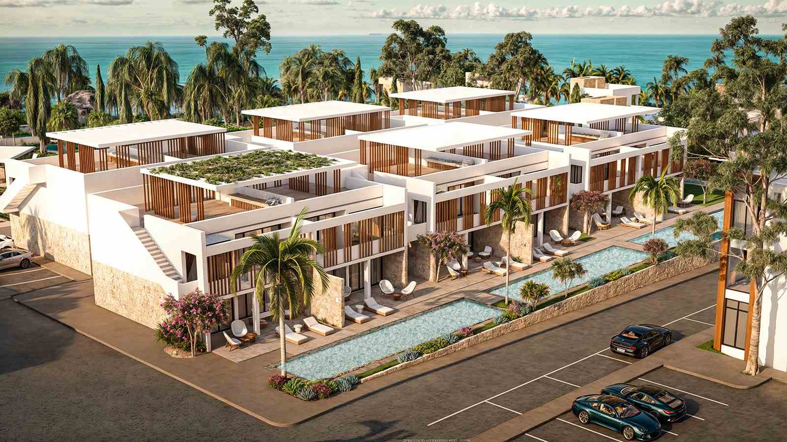 Студия 41 м² в комплексе с уникальной инфраструктурой у моря — фото 37
