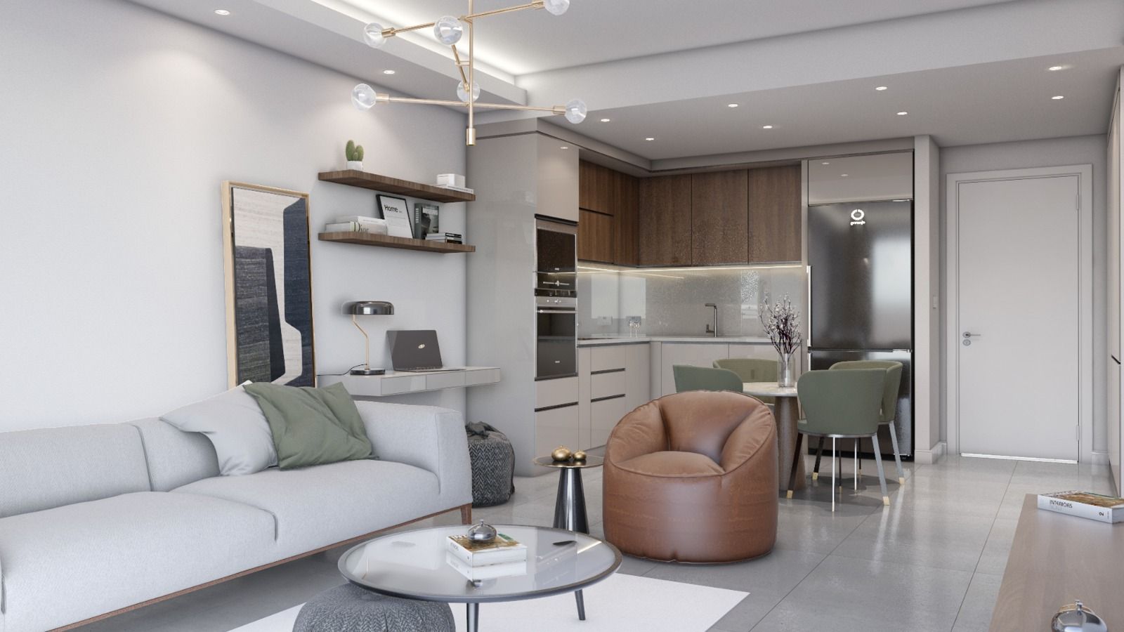 Двухкомнатная квартира 84 м² с террасой 21 м² в центре Фамагусты — фото 20