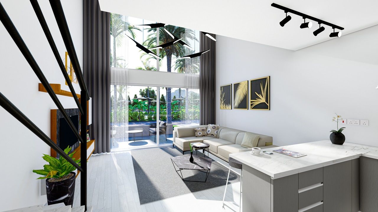 2-комнатные апартаменты loft 56 м² в новом комплексе в 600 метрах от пляжа — фото 4