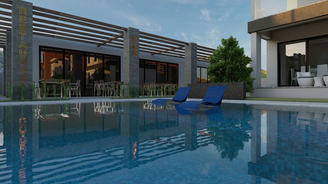 Квартира 2+1 (80 м²) с садом в новом комплексе в Боазе — фото 3