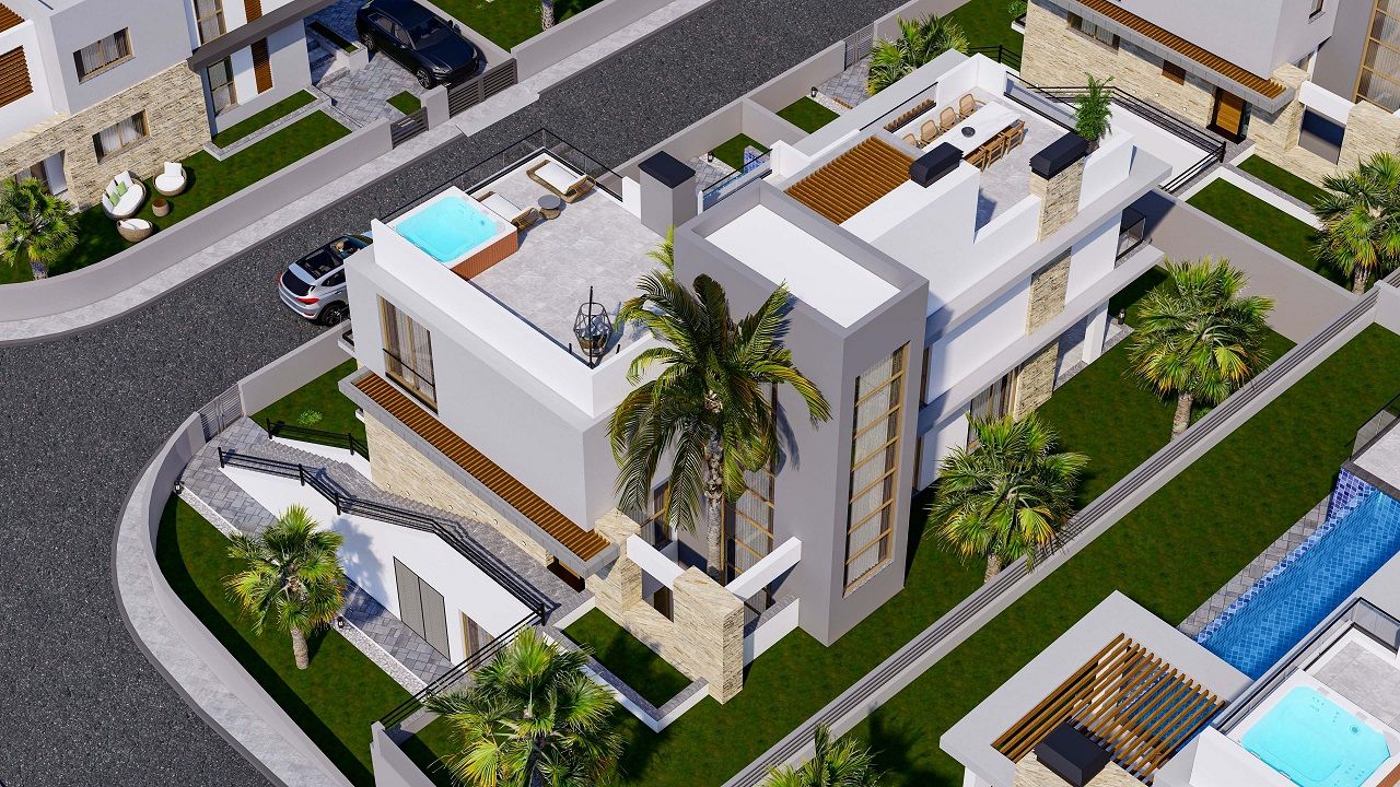 Вилла 5+2 (428 м²) с бассейном в новом комплексе в Лапте — фото 6