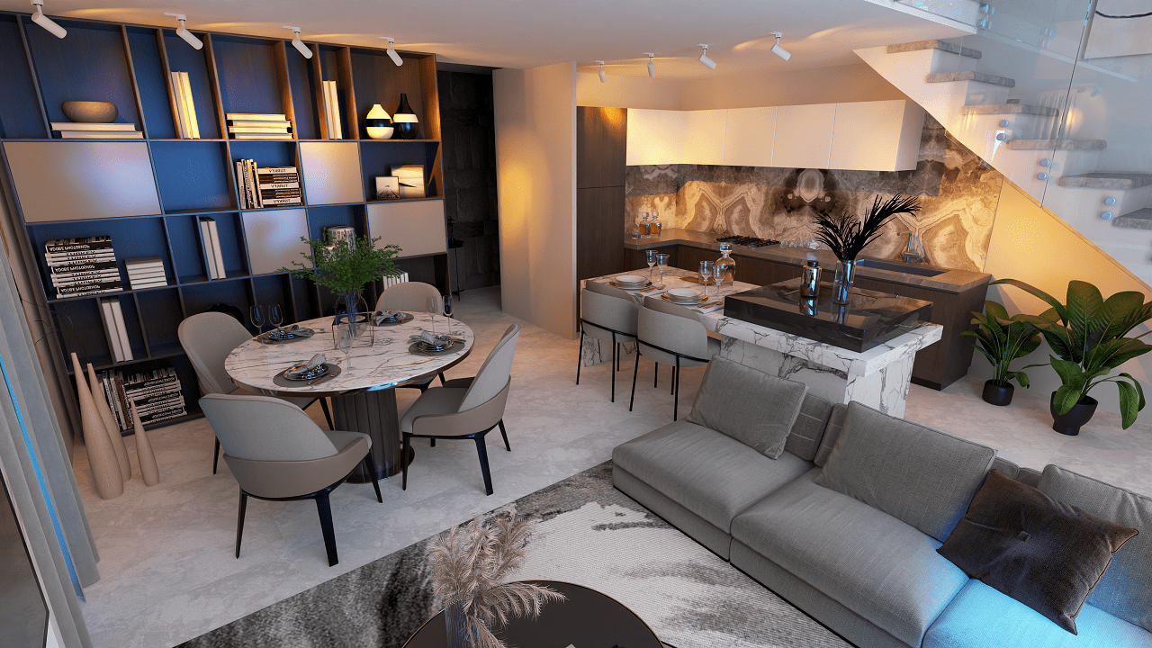 3-комнатные апартаменты 150 м² с большой террасой 45 м² в 5 минутах от пляжа — фото 24