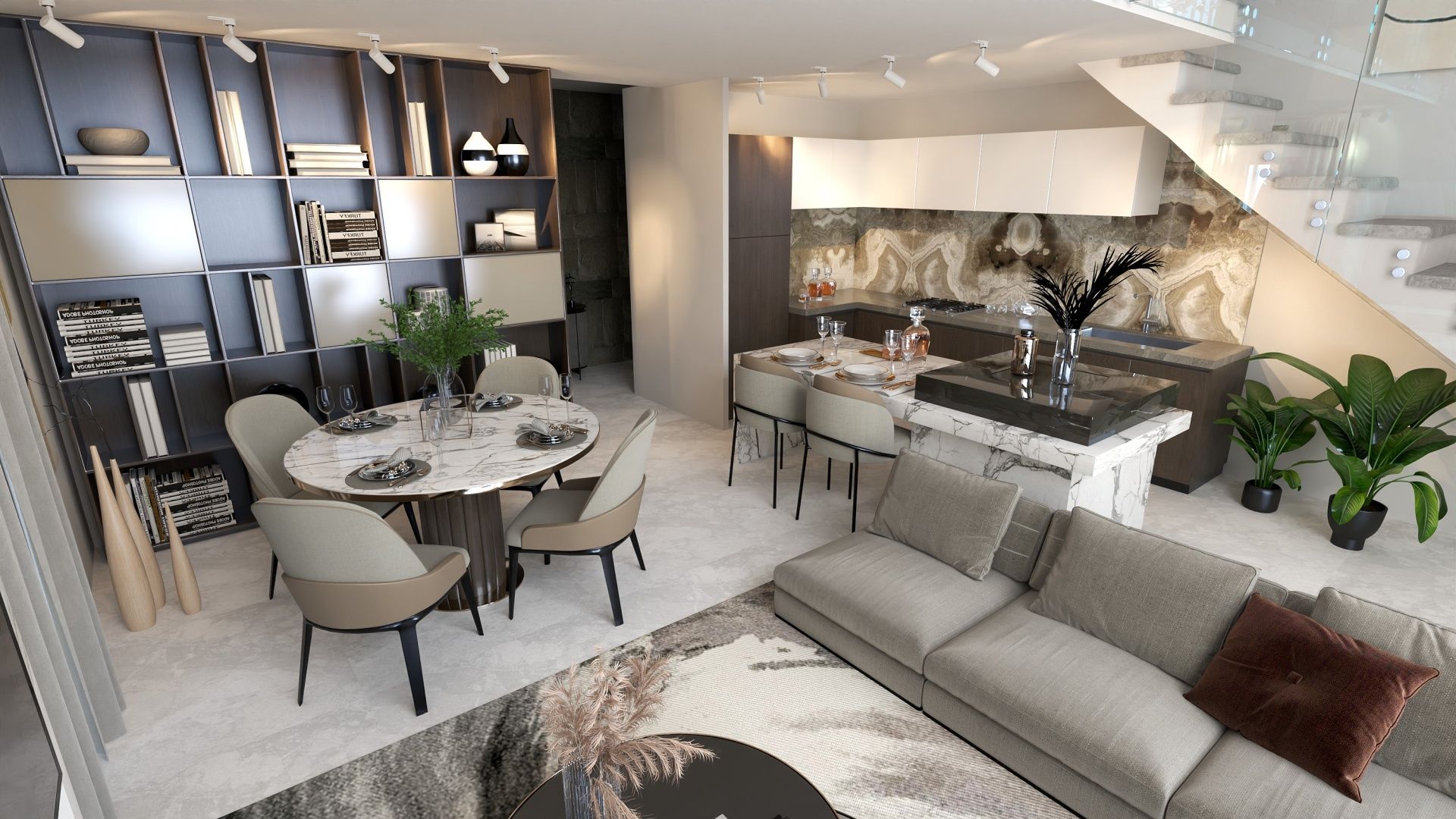 4-комнатный пентхаус loft 150м² с собственным участком в 5 минутах от пляжа — фото 34