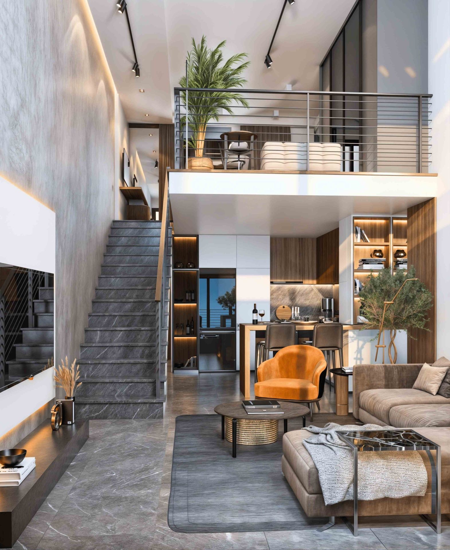 2-комнатные апартаменты loft 83 м² с террасой 12 м² — фото 21