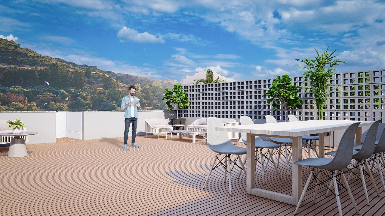 3-комнатные апартаменты 92 м² +70 м² терраса в комплексе в 5 минутах от пляжа — фото 25