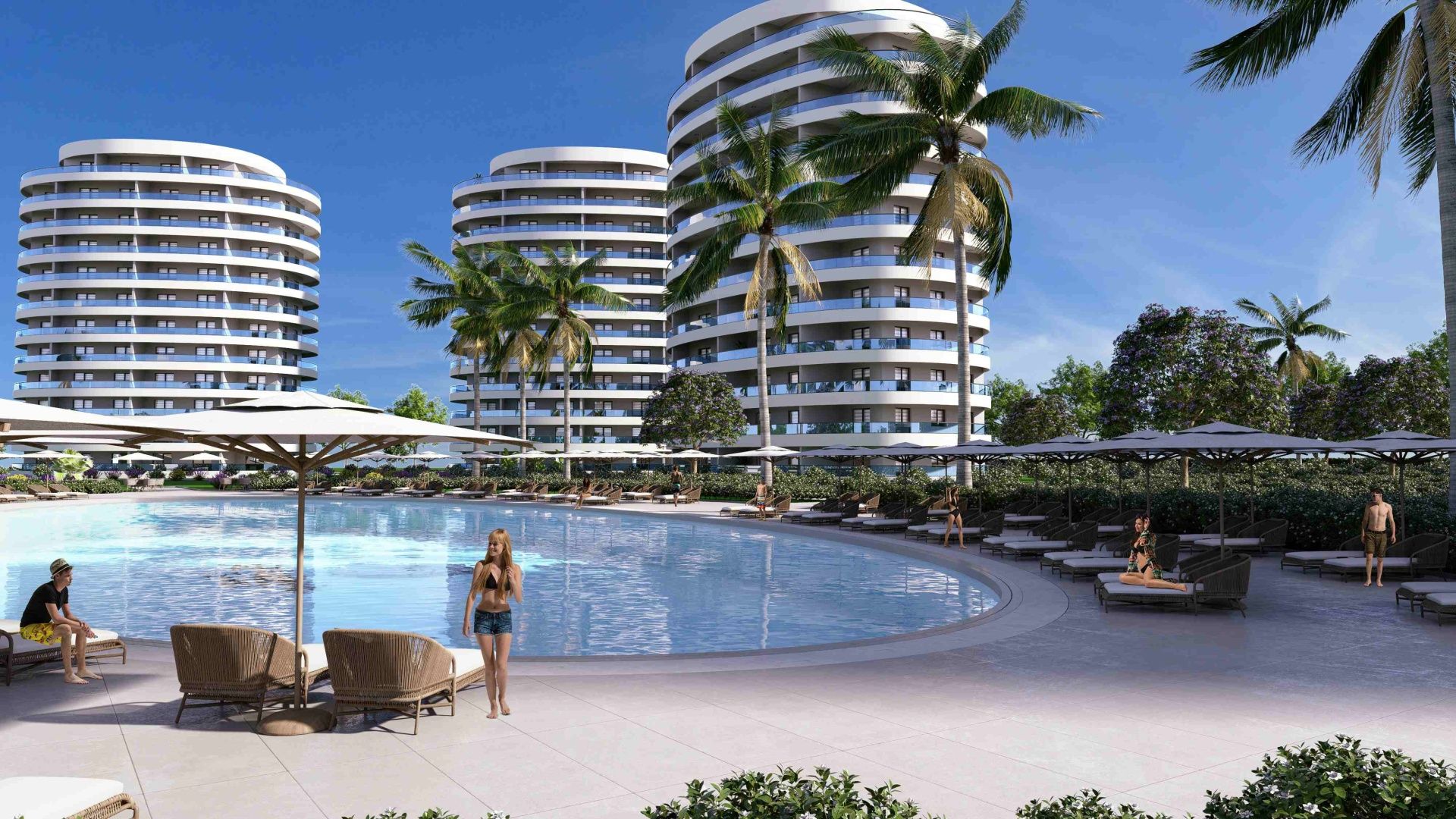 3-комнатные апартаменты 125 м² с террасой в элитном комплексе в 800 метрах от пляжа — фото 5
