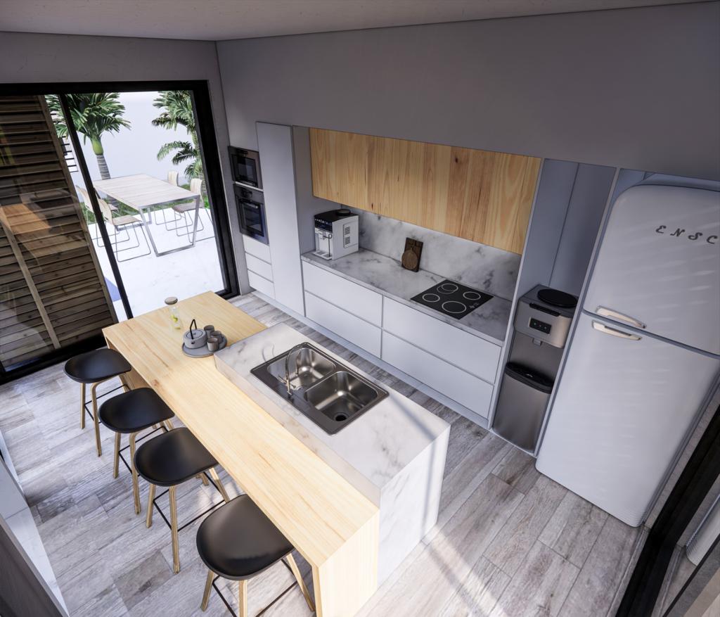 Таунхаус 2+1 (150 м²) с террасой на крыше в Каршияке — фото 7