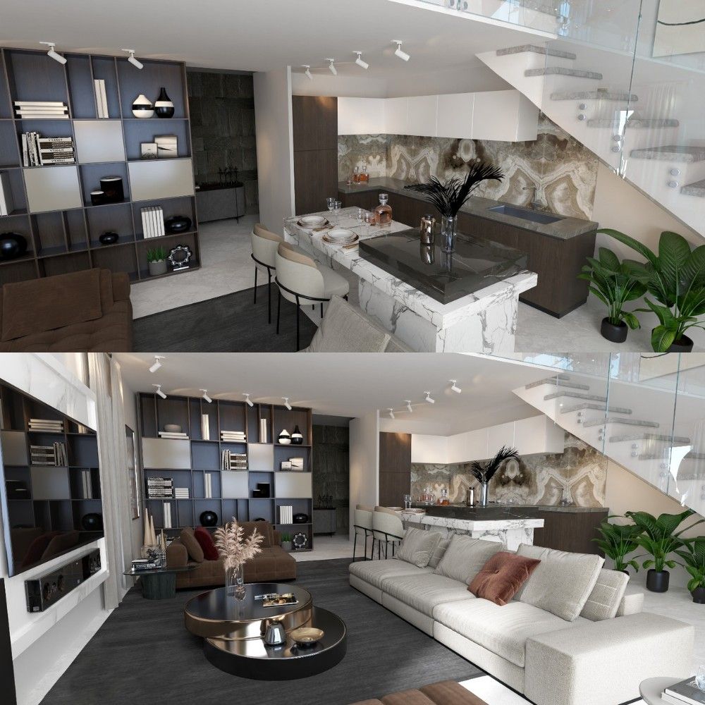 4-комнатный пентхаус loft 150м² с собственным участком в 5 минутах от пляжа — фото 18