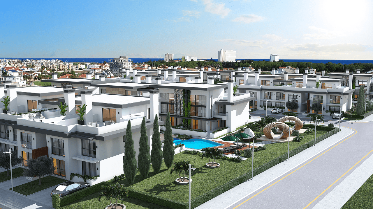 3-комнатные апартаменты 150 м² с большой террасой 45 м² в 5 минутах от пляжа
