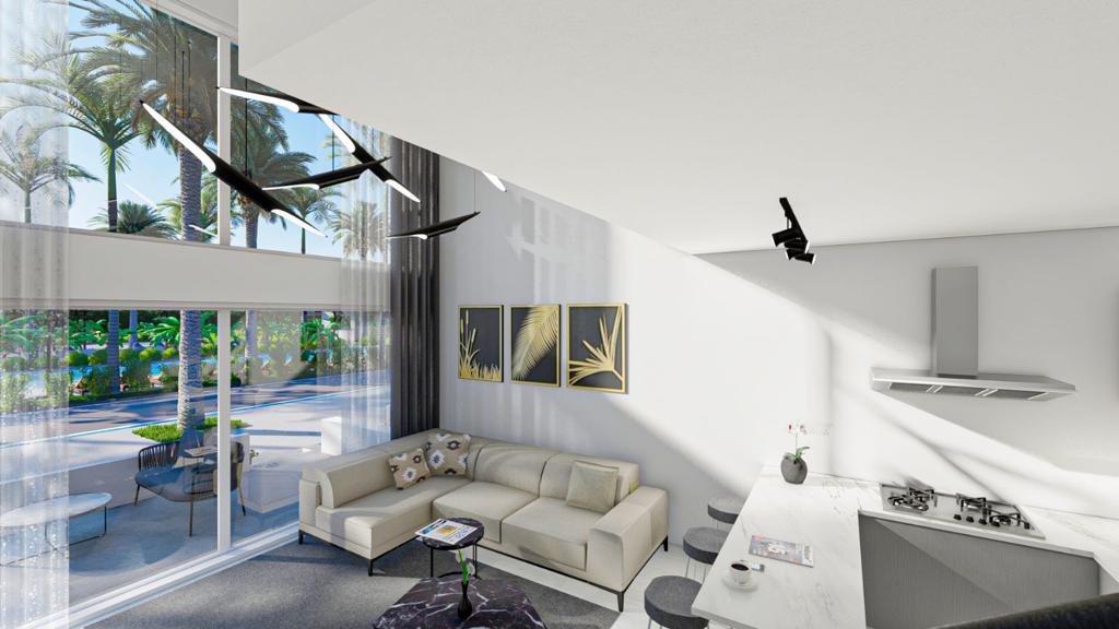 2-комнатный loft 56 м² и террасой 11 м² 
