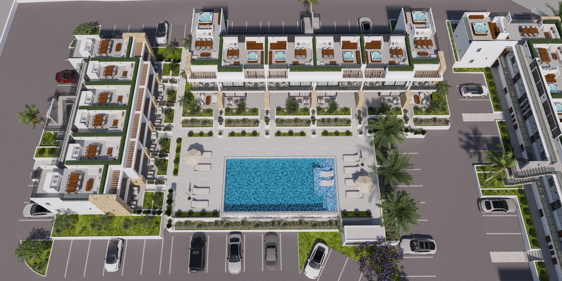 Студия пентхаус 46 м² с террасой на крыше 42 м² в 400 метрах от моря! — фото 25
