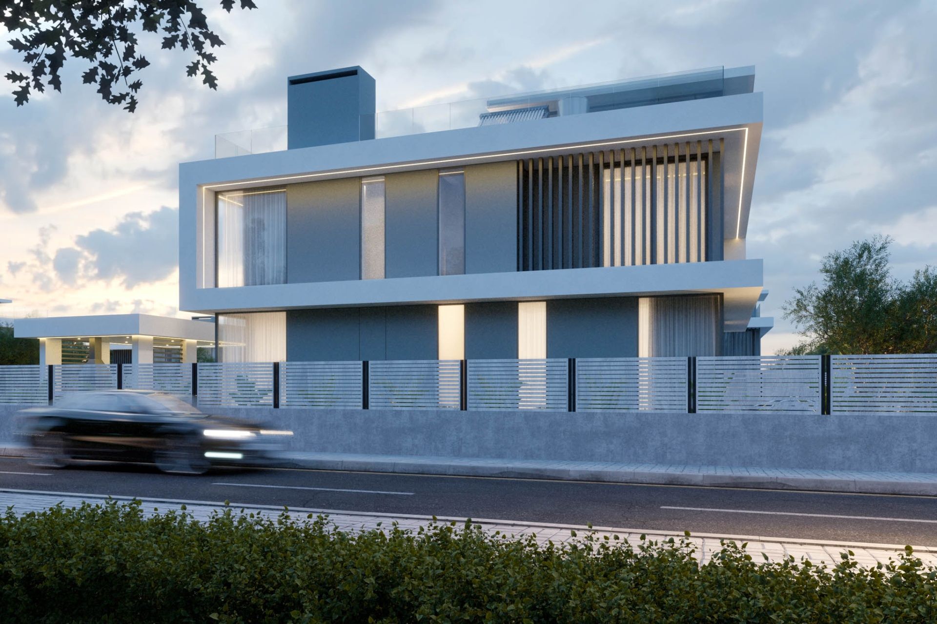 5-комнатная вилла 383 м² с полным дизайн-пакетом и террасой на крыше 139 м² и бассейном 