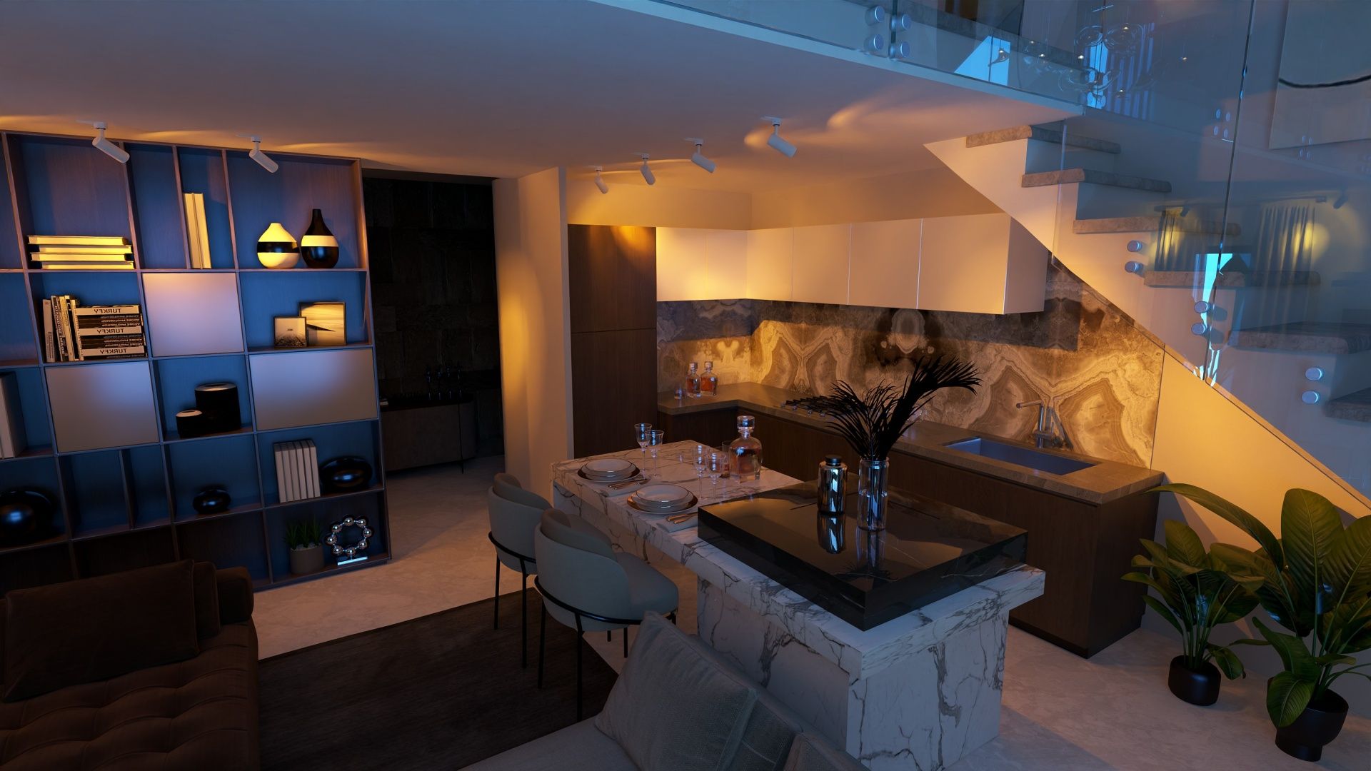 4-комнатный пентхаус loft 150м² с собственным участком в 5 минутах от пляжа — фото 26