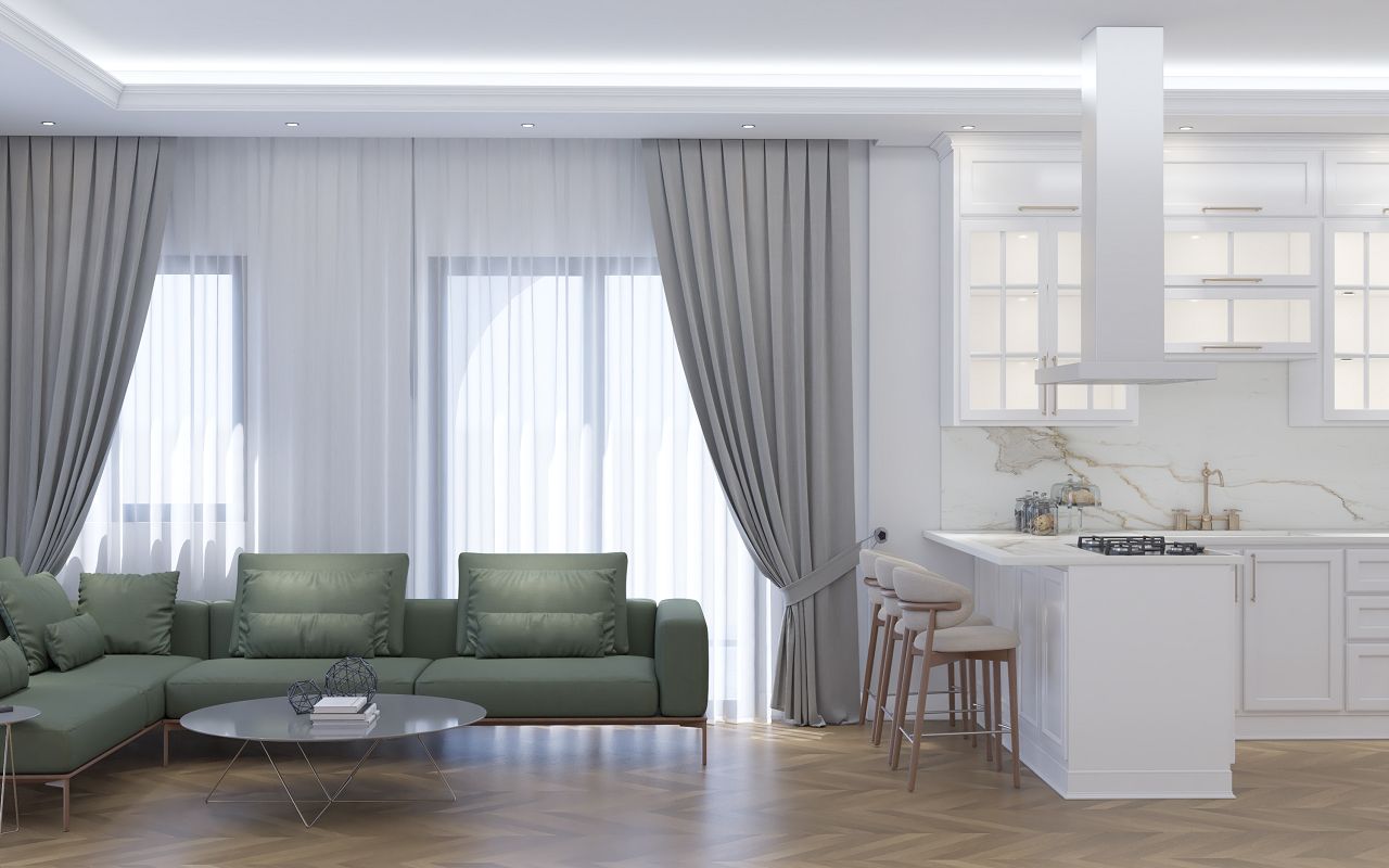 Двухкомнатный Penthouse 69 м2 с террасой в новом комплексе — фото 5