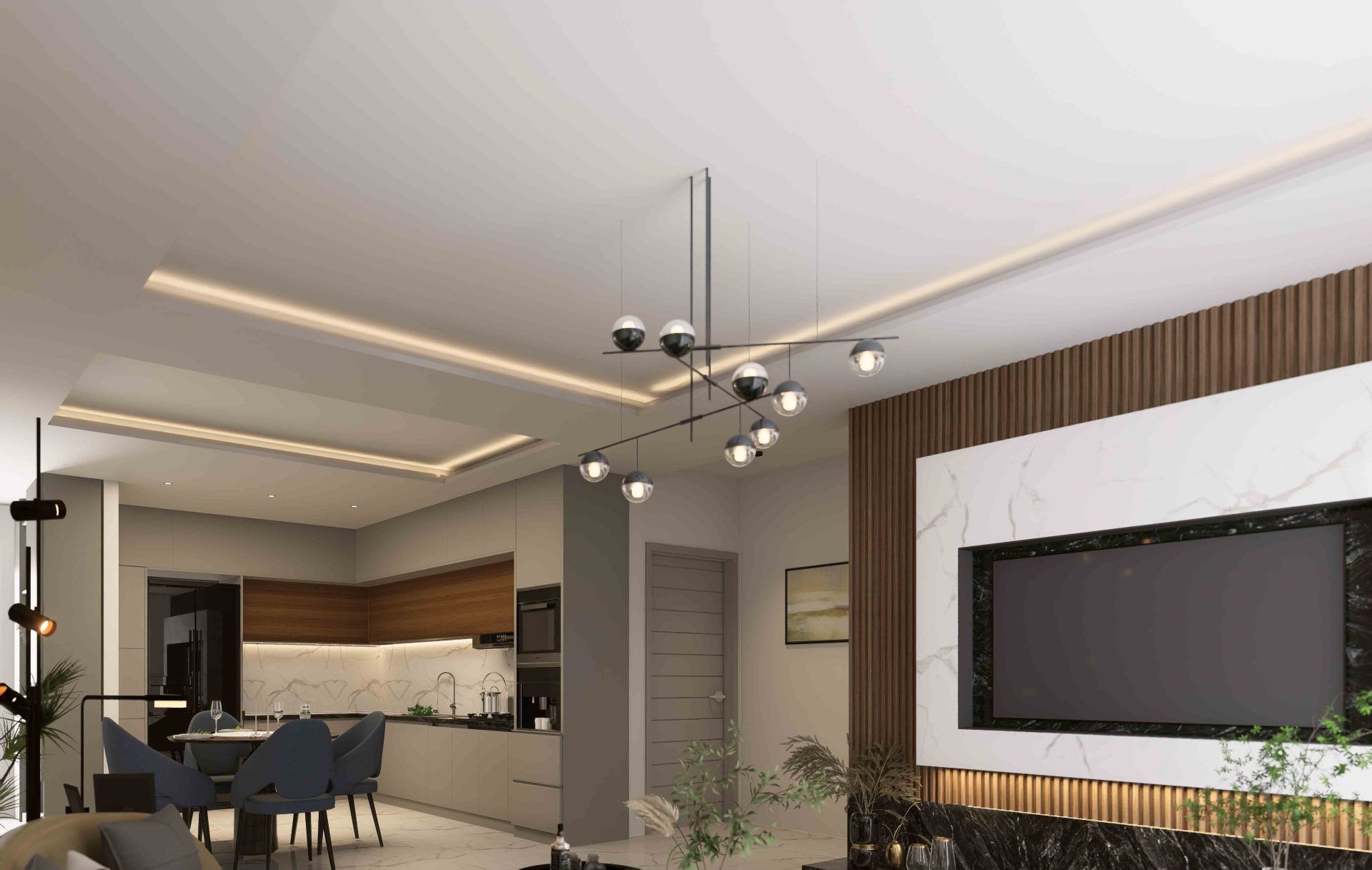 3-комнатные апартаменты 110 м² с террасой 13 м² в курортном комплексе — фото 48