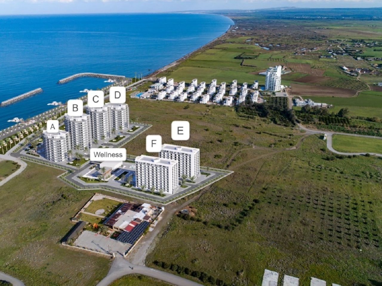 Трехкомнатная квартира 104 м² в новом комплексе в Гюзельюрте — фото 22