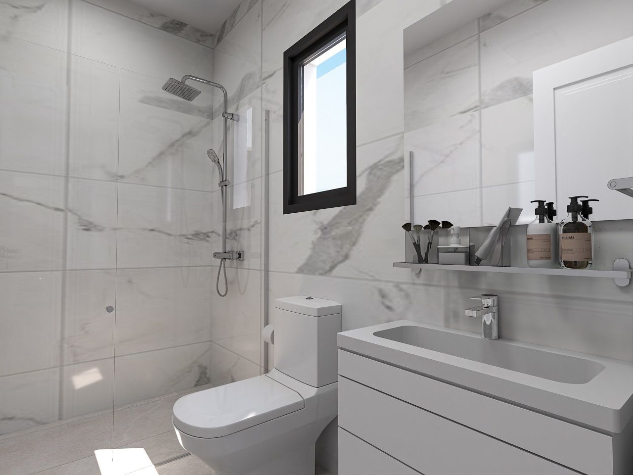 Трехкомнатная квартира 75 м² с палисадником и террасой 8 м² в новом комплексе у моря — фото 17