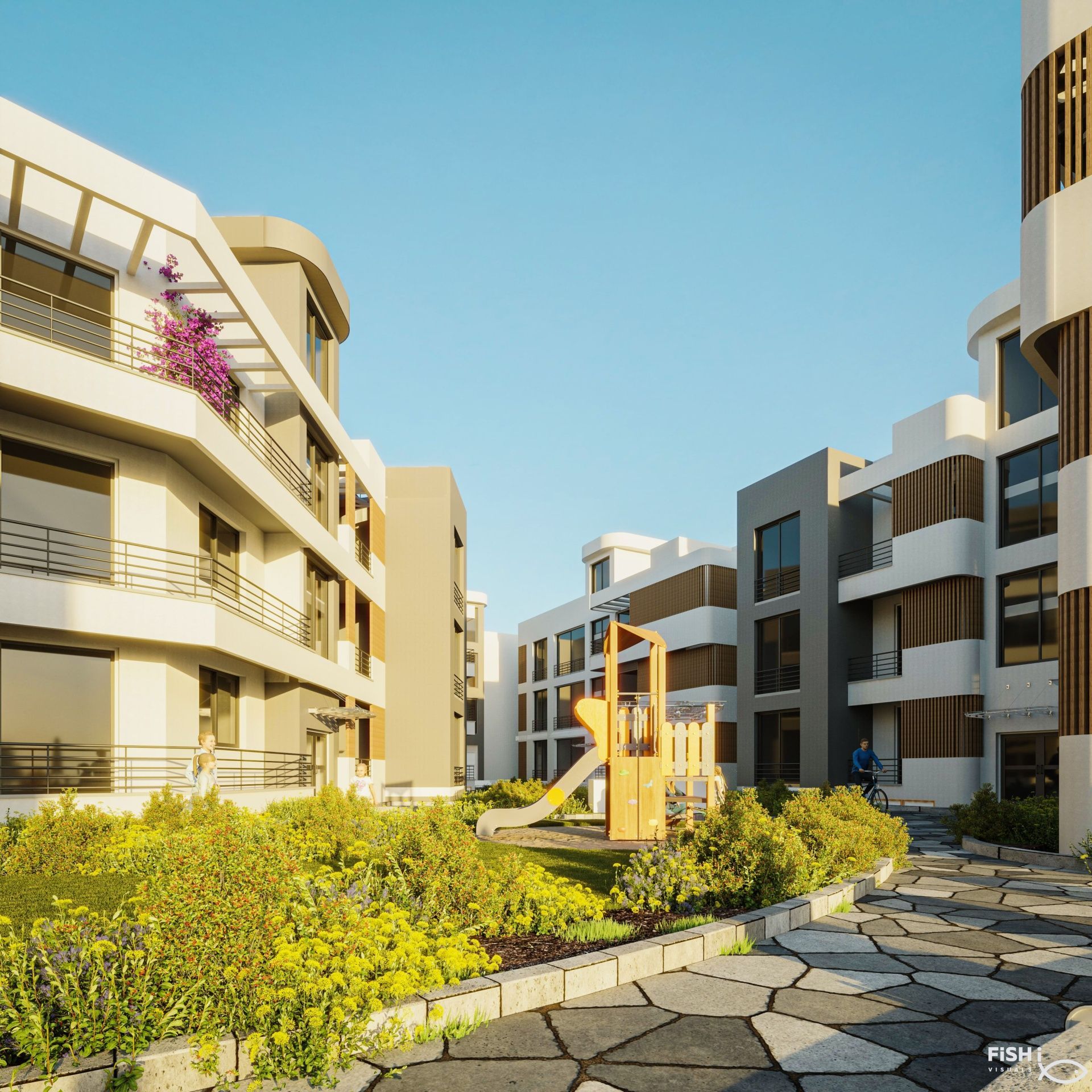 2-комнатная квартира 85 м² с садом 30 м² и видом на море и горы — фото 16