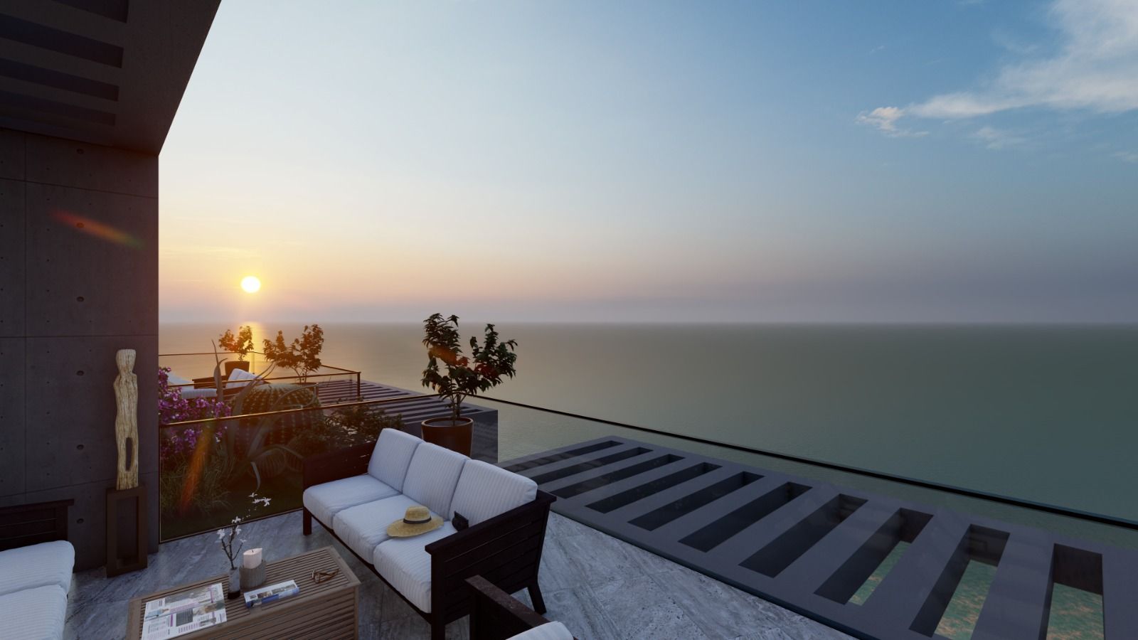 Студия 50 м² с видом на море в масштабном курортном комплексе в Газиверене — фото 20