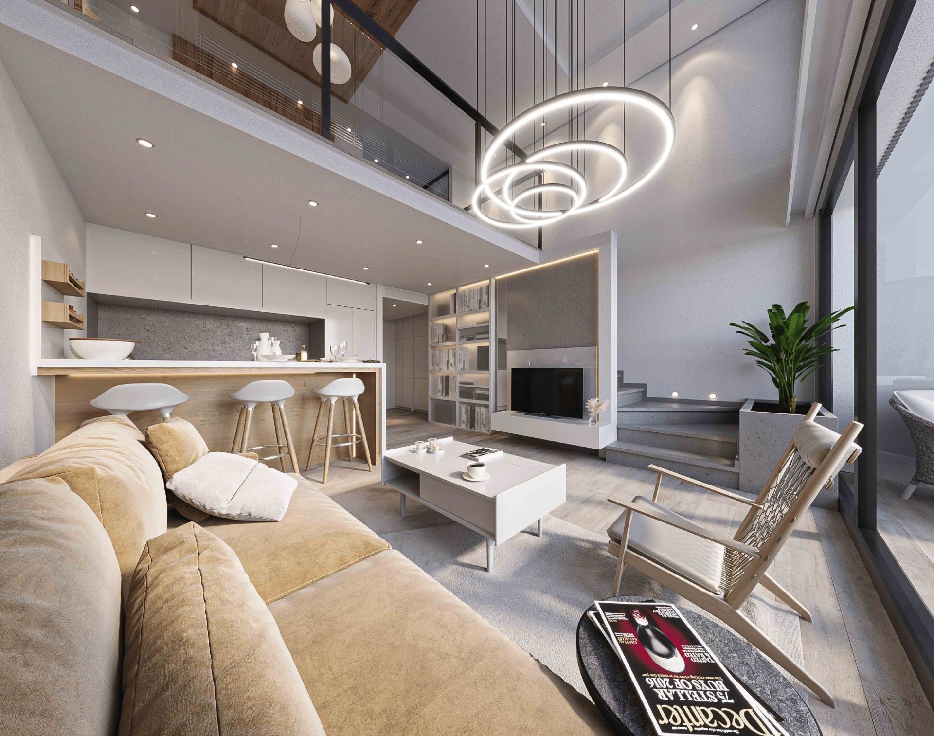 2-комнатные апартаменты loft 75 м² в комплексе с частным пляжем — фото 6