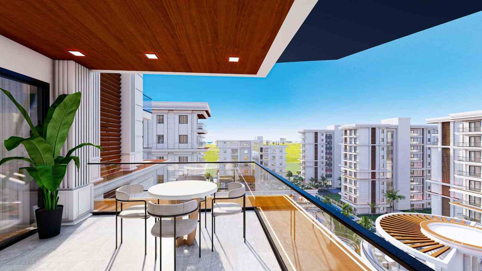2-комнатные апартаменты 60 м² с террасой 10 м² в элитном комплексе — фото 3
