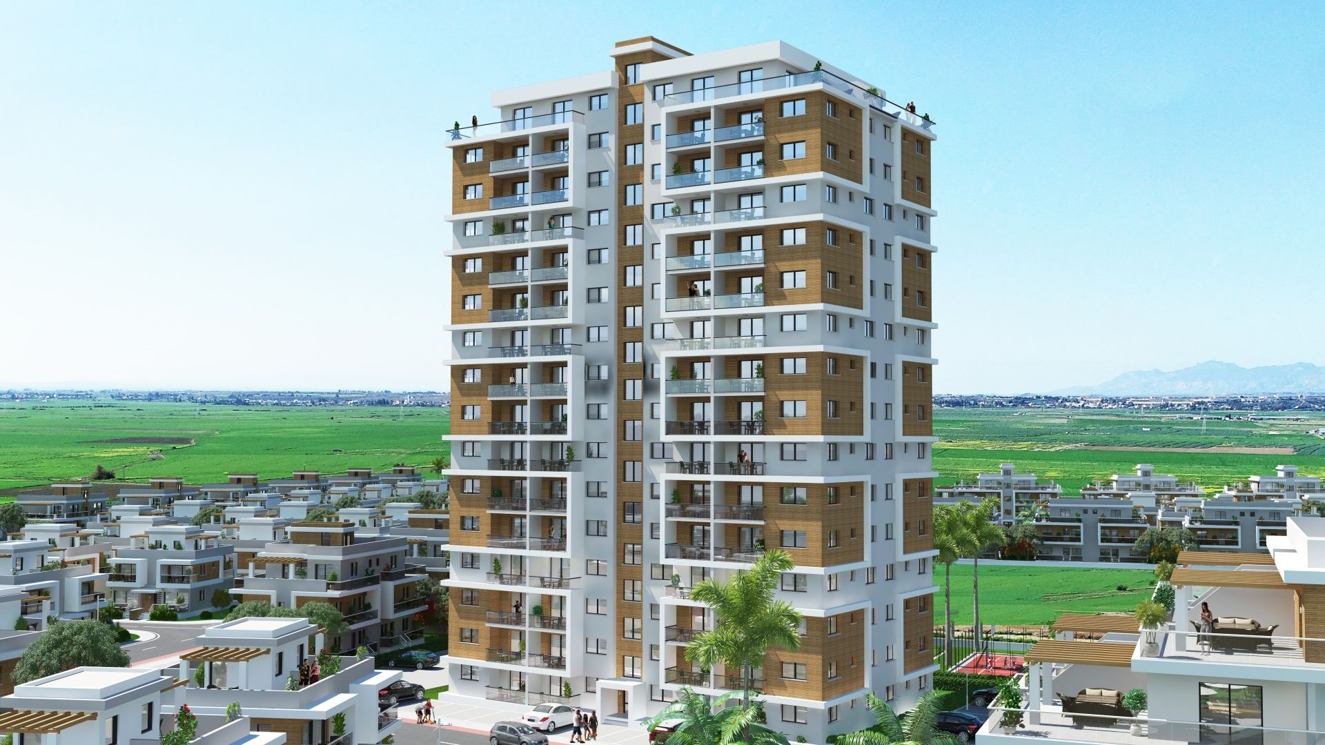 3-комнатный пентхаус 78 м² c террасой 54 м² в 2 минутах от пляжа — фото 38