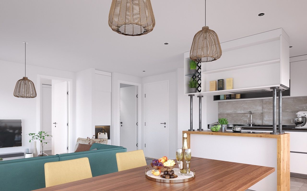 Двухкомнатная квартира 61 м² в новом комплексе  в 150 метрах от пляжа — фото 19