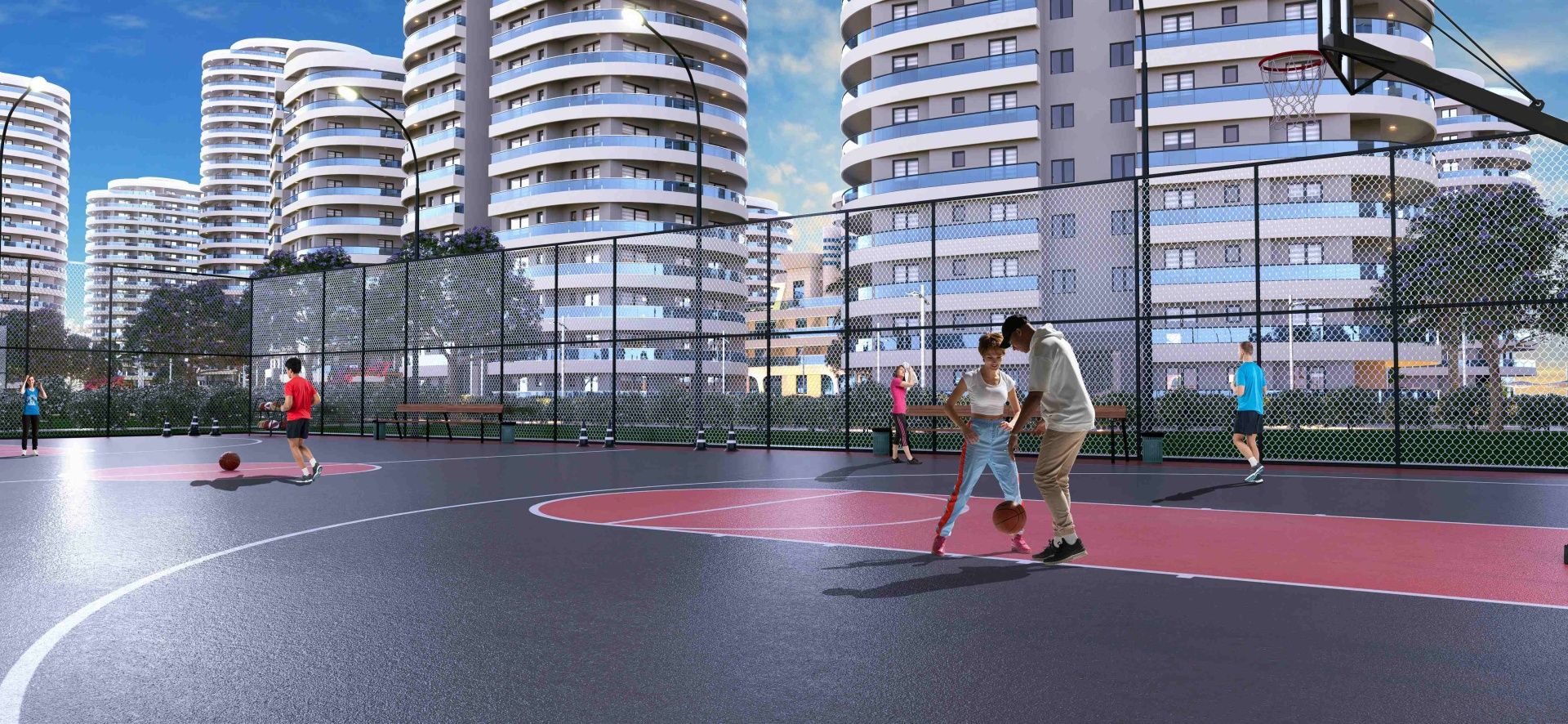 3-комнатные апартаменты 125 м² с террасой в элитном комплексе в 800 метрах от пляжа — фото 29