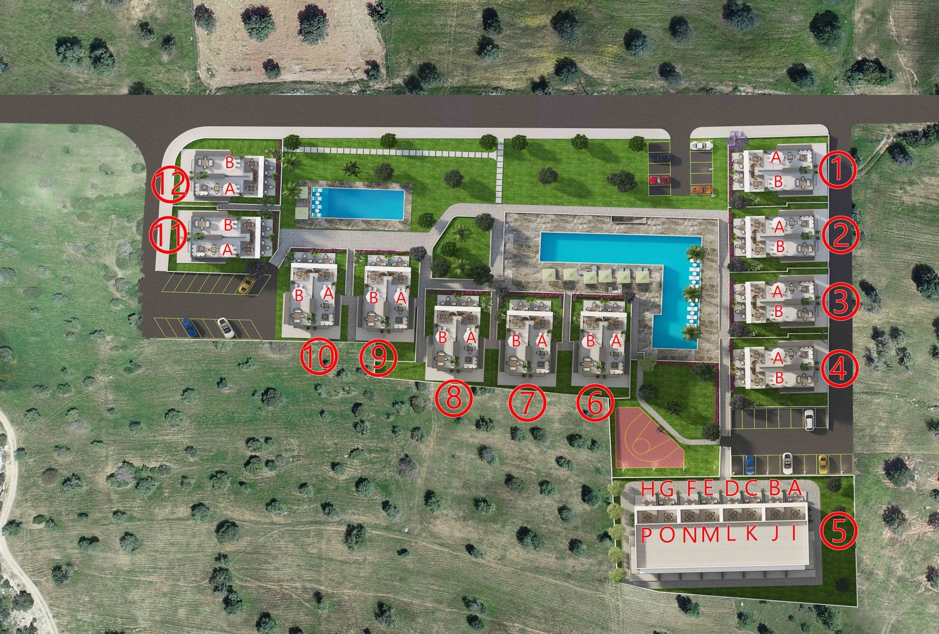 3-комнатная duplex вилла 112 м² с террасой 52 м² и двумя террасами  — фото 40