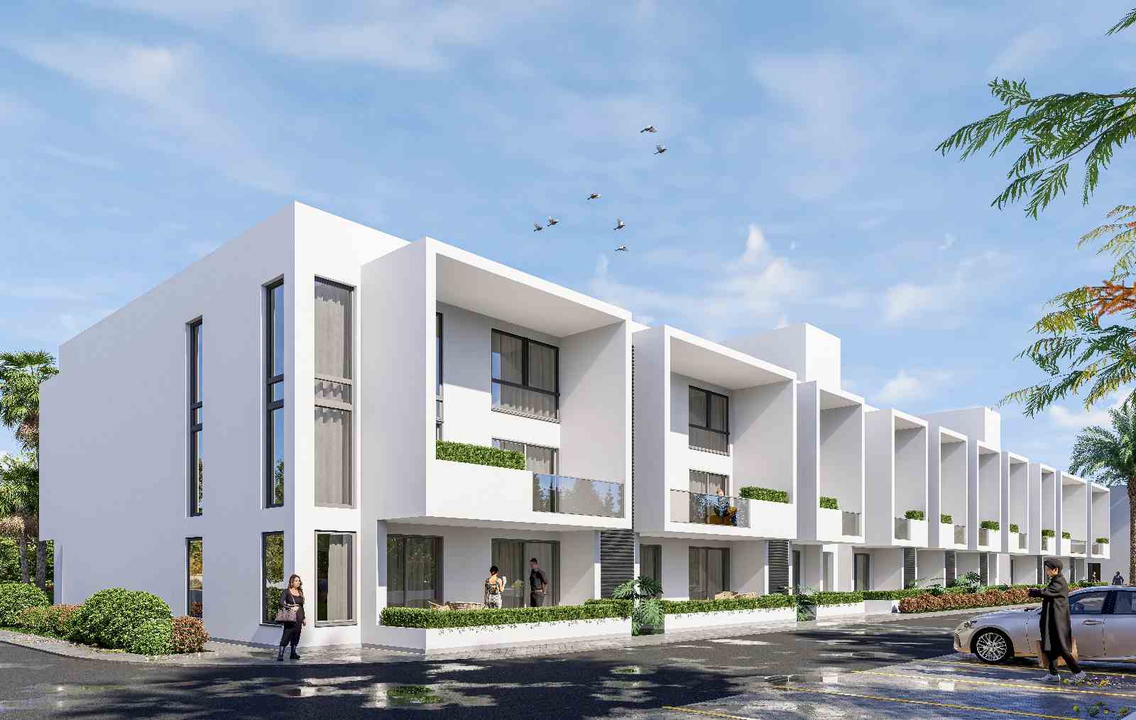 Студия 54 м² с террасой 8 м² в курортном комплексе — фото 2