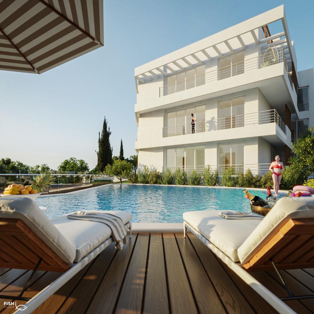 2-комнатная квартира 85 м² с садом 30 м² и видом на море и горы — фото 14
