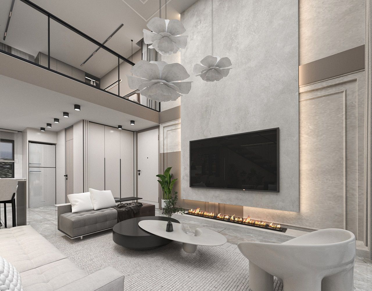 Квартира 1+1 Loft 63 м² с террасой 10 м² и садом 22 м² в Татлысу — фото 22