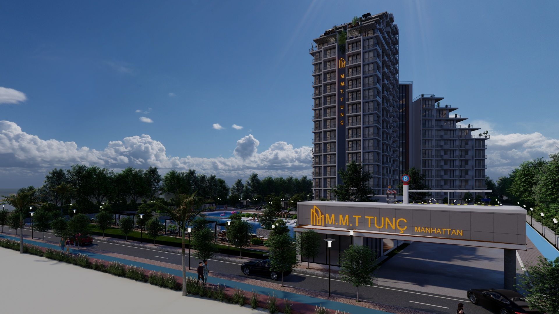 Студия 50 м² с видом на море в масштабном курортном комплексе в Газиверене — фото 21