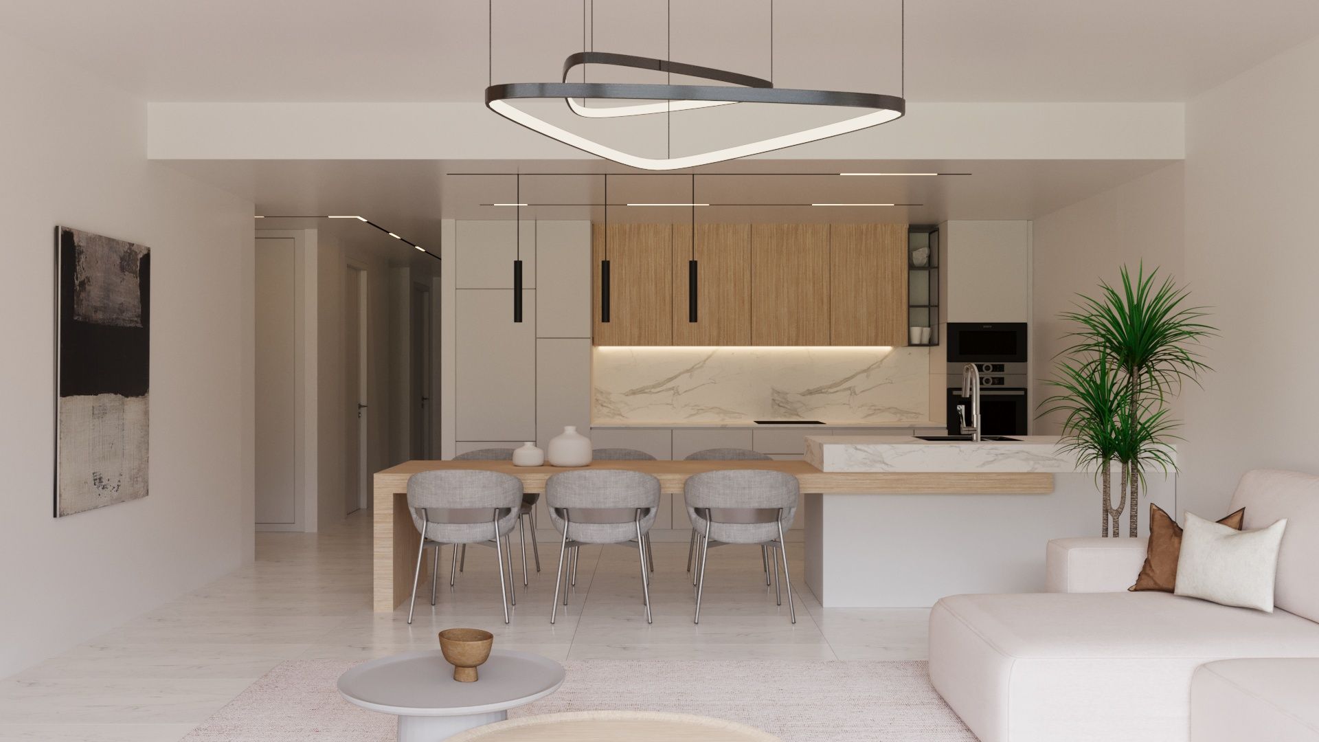 Квартира 3+1 (163 м²) с террасой (10 м²) и палисадником в Боазе — фото 1